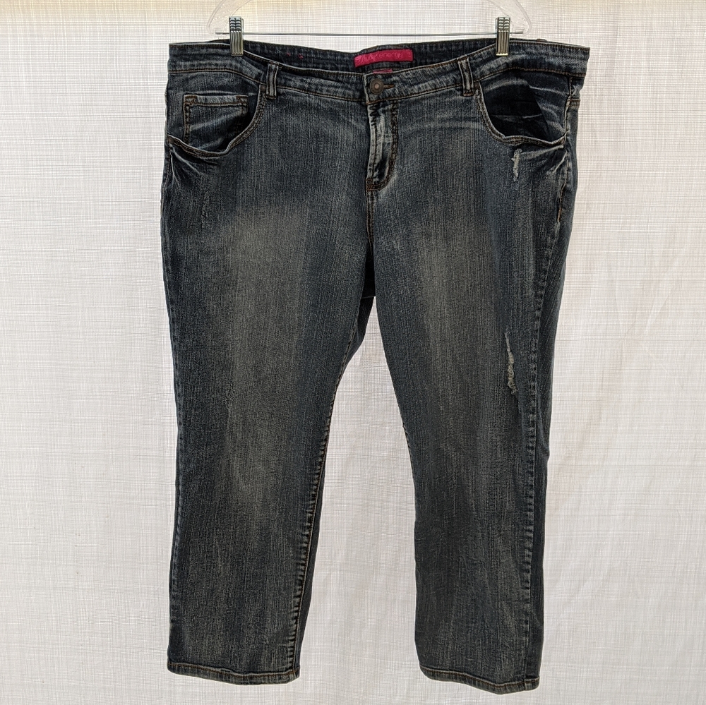 Pure Energy Cropped Jeans Size 24